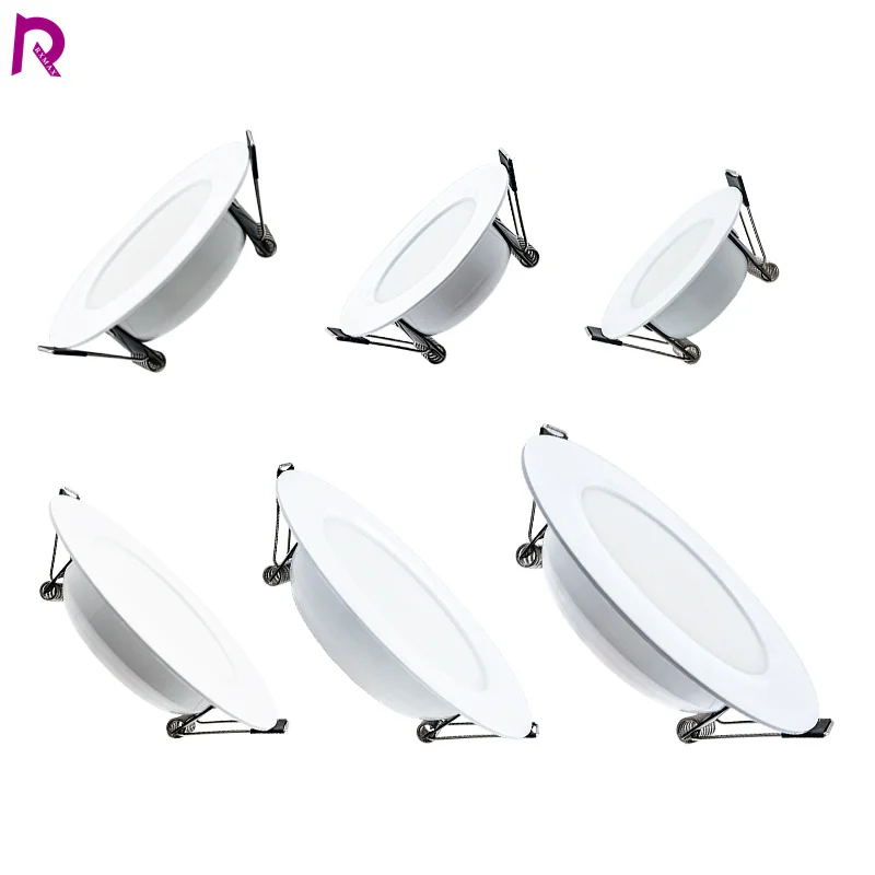 3W 5W 7W 9W 12W 15W Spot LED Downlight 220V Wasserdicht Warmweiß Kaltweiß Deckenleuchte Runde Einbauleuchte LED Spotbeleuchtung