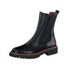 Stiefelette PAUL GREEN "Paul Green Stiefelette Leder/Textil", Damen, Gr. 41, schwarz, Leder, Textil, casual, Schuhe