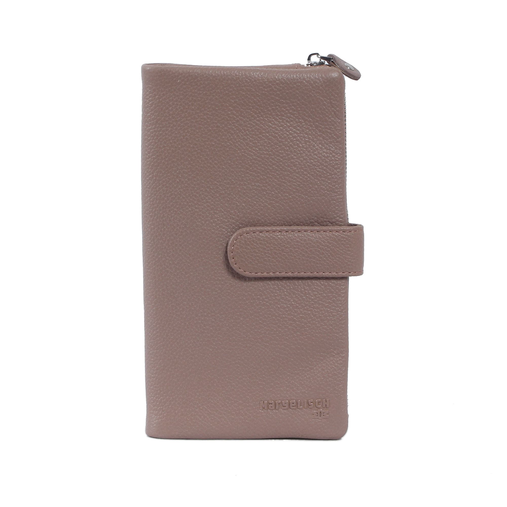 Geldbörse MARGELISCH "New York 3", Damen, orange (peach), Leder, Kleinlederwaren, aus LWG zertifiziertem Leder