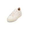 Sneaker MARC O'POLO "aus hochwertigem Rindleder", Damen, Gr. 39, weiß (sanftes weiß), Obermaterial: 100% Leder (Rind), unifarben, Schuhe