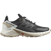 Laufschuh SALOMON "SUPERCROSS 4", Gr. 49, schwarz, vanilla ice, weiß pepper, Textil, Synthetik, sportlich, Schuhe