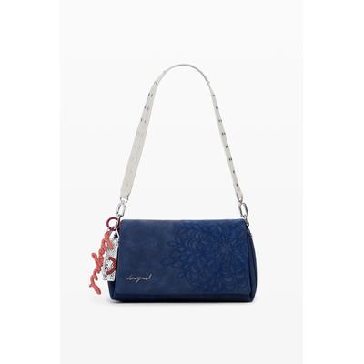Small crossbody bag with mandala embossing