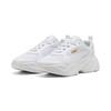 Sneaker PUMA "CASSIA 2.0", Gr. 40, weiß (puma weiß, puma gold, puma weiß), Textil, sportlich, Schuhe