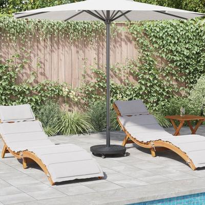 Sonnenschirmständer mit Rollen für Ø38-48 mm Masten 13 kg Rund Vidaxl 983660 Image