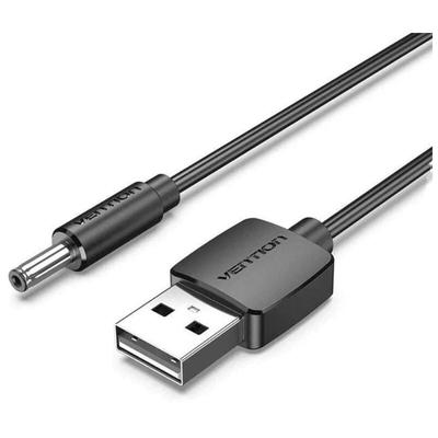 Cable Converter usb cexbd/ usb Male - Jack 3.5 Male/ 50cm/ Black - Vention Image