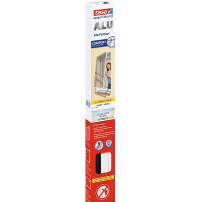 Tesa - Insect Stop alu Comfort - Fenster-Insektenschutzgitter mit verstellbarem Aluminiumrahmen de Image