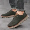 Leichte, lässige Herrenschuhe zum Schnüren, atmungsaktive, fliegende Slipper für Herren, große Größe, vielseitiges Business-Mesh, leicht bequem