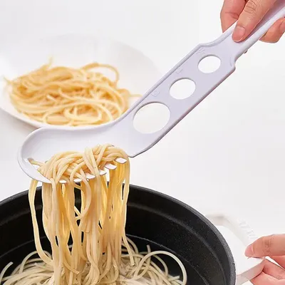 Pasta Scoop Colander Multipurpose Spaghetti Noodle Measurer Tool Spoon Portion Control Pasta Ladle Tool Kitchen Cooking Utensils