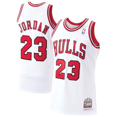 Chicago Bulls Michael Jordan Hardwood Classics Authentic Heimtrikot von Mitchell & Ness Image