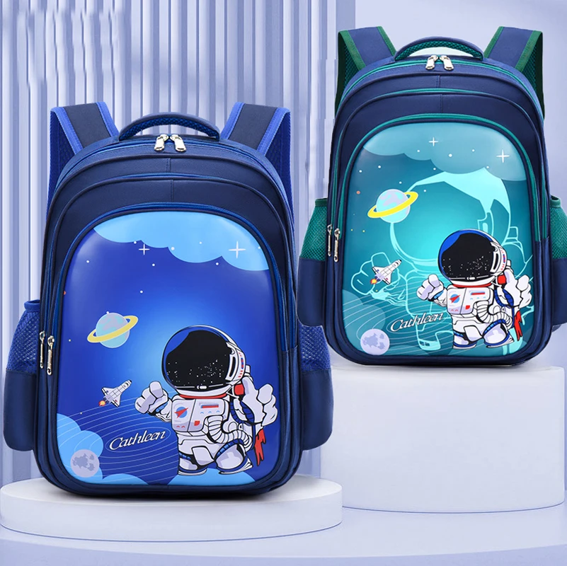 Sac à dos primaire de maternelle pour enfants, sac à dos d'astronaute étoile mignon pour garçon, sac d'école étanche pour bébé garçon