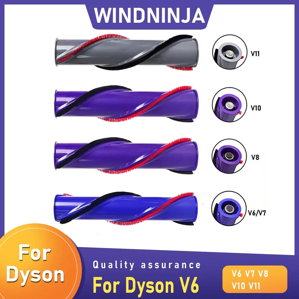 Pinsel Rolle Teil Für Dyson V6 V8 V10 V11 Cordless Staubsauger Ersatz Bürstenrolle Elektrische Bürstenkopf Roller Bar Teil Image
