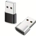 Adattatore USB C da 1/2 pezzi Adattatore da tipo C a USB per telefono cellulare Convertitore USB C da maschio a femmina Convertitore USB tipo C per PC portatili