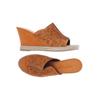 Kennel & Schmenger Damen Sandale, Gr. 38, orange, Leder