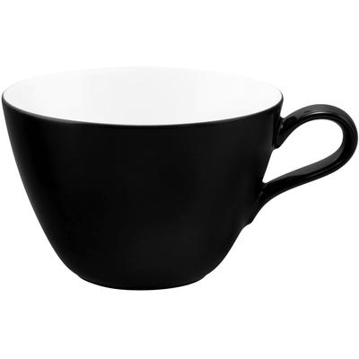 Tasse SELTMANN WEIDEN "Life Fashion", glamorous schwarz, weiß, H:7,10cm Ø:10,9cm, Porzellan, Trinkgefäße, Milchkaffeeobertasse 0,37 l Image
