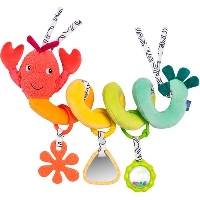 Greifspielzeug FEHN "Activity-Spirale Hummer", bunt, Greifspielzeug, KinderB:35cm H:4,8cm L:26cm, Softvelour, B:35cm H:4,8cm L:26cm Image
