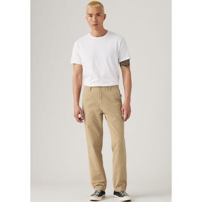 Chinohose LEVI'S "LV Hose XX CHINO AUTHENTIC RLX", Herren, Gr. 30, Länge 30, sand khaki, Web, Obermaterial: 100% Baumwolle, casual, bequem, Hosen, bequeme Passform Image