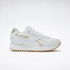 Sneaker REEBOK CLASSIC "REEBOK GLIDE RIPPLE DOUBLE", Gr. 42,5, weiß, sand, flint grau metallic, Synthetik, Textil, sportlich, Schuhe