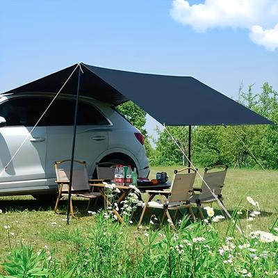 A Set Of Outdoor Camping Tents with Side Sunshades Suitable for Suvs Available in Fourcolors with Uv Protection Function Perfect As Holiday Gifts