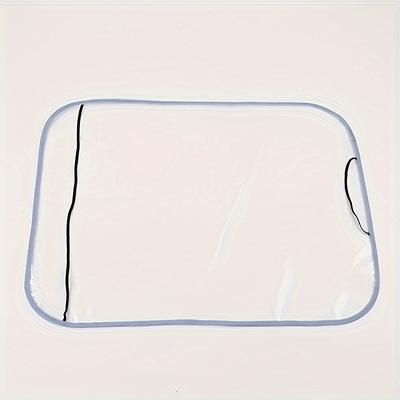 Machine Washable Resin Seat Protector - 2pc Waterproof Anti-Dirty Backseat Kick Guard - Stain-Resistant for All Vehicle Types