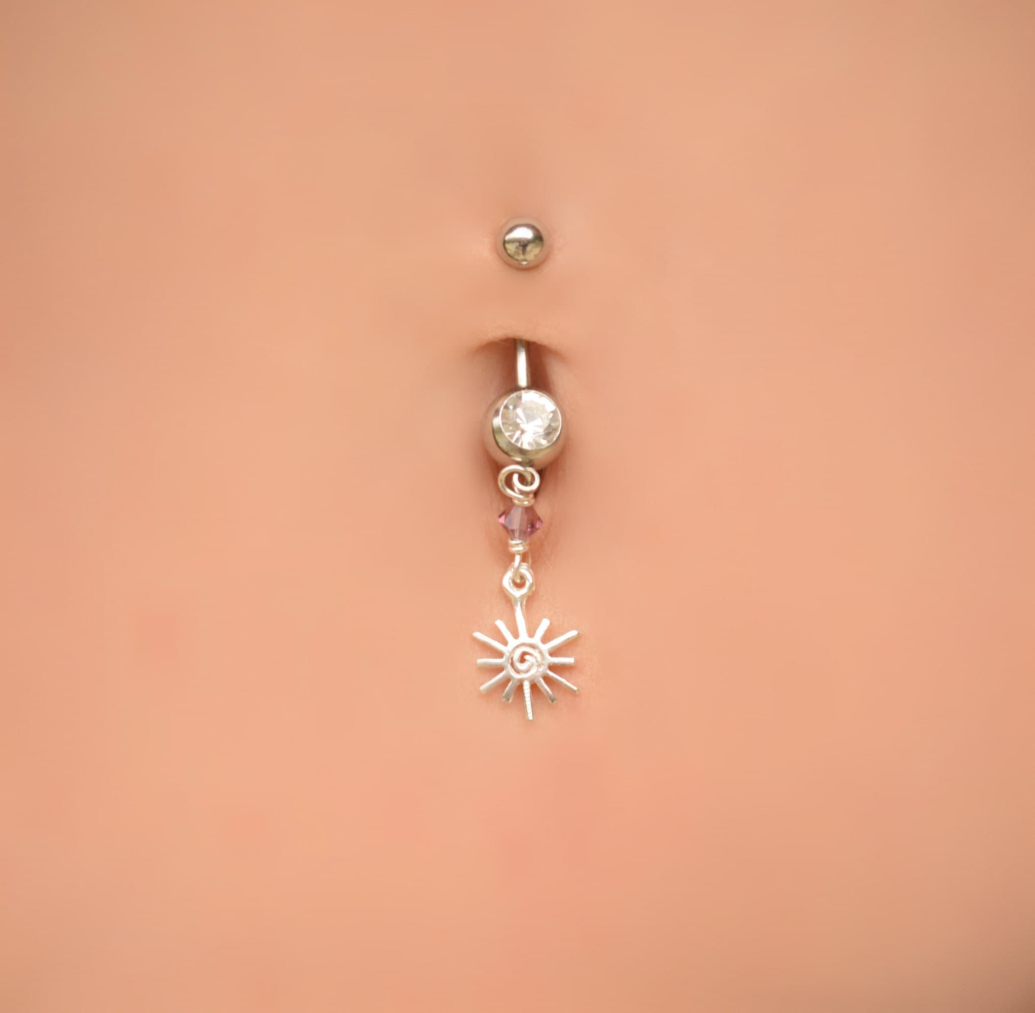 Piercing all'ombelico Sole, Ombelico, Piercing all'ombelico, Piercing all'ombelico Sole, Piercing all'ombelico Ciondolo, Piercing all'ombelico, Gioiel