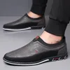Pu-Leder-Herrenschuhe zum Hineinschlüpfen im Gentleman-Stil, tägliche Business-Büroschuhe, elegante flache Slipper für Erwachsene, Herren, Zapatos Hombre