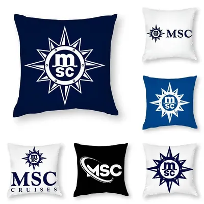 COOL M-MSCS Kissenbezug, 3D-Druck, Polyesterfaser, 40 x 40 cm, für Zuhause, Sofa, Dekoration, Festival, Geschenk Image