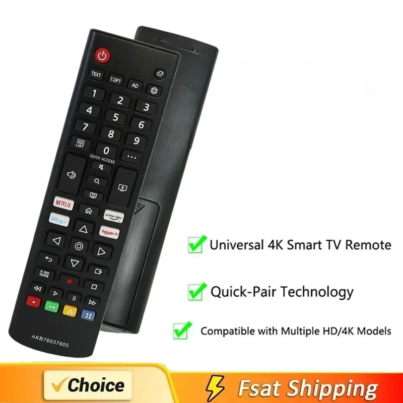 NEUE AKB76037605 Fernbedienung Fit Für LG SMART TV 43UK6300PUE 32LK610BPUA 49UK6300PUE 55UK6300PUE Image