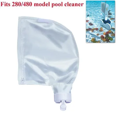 Zipper Filter Bag for Polaris 280 480 Filter Parts Replacement Swimming Pool Cleaner Filter Bag Swimming Pool Mesh Bag Pouch Bag