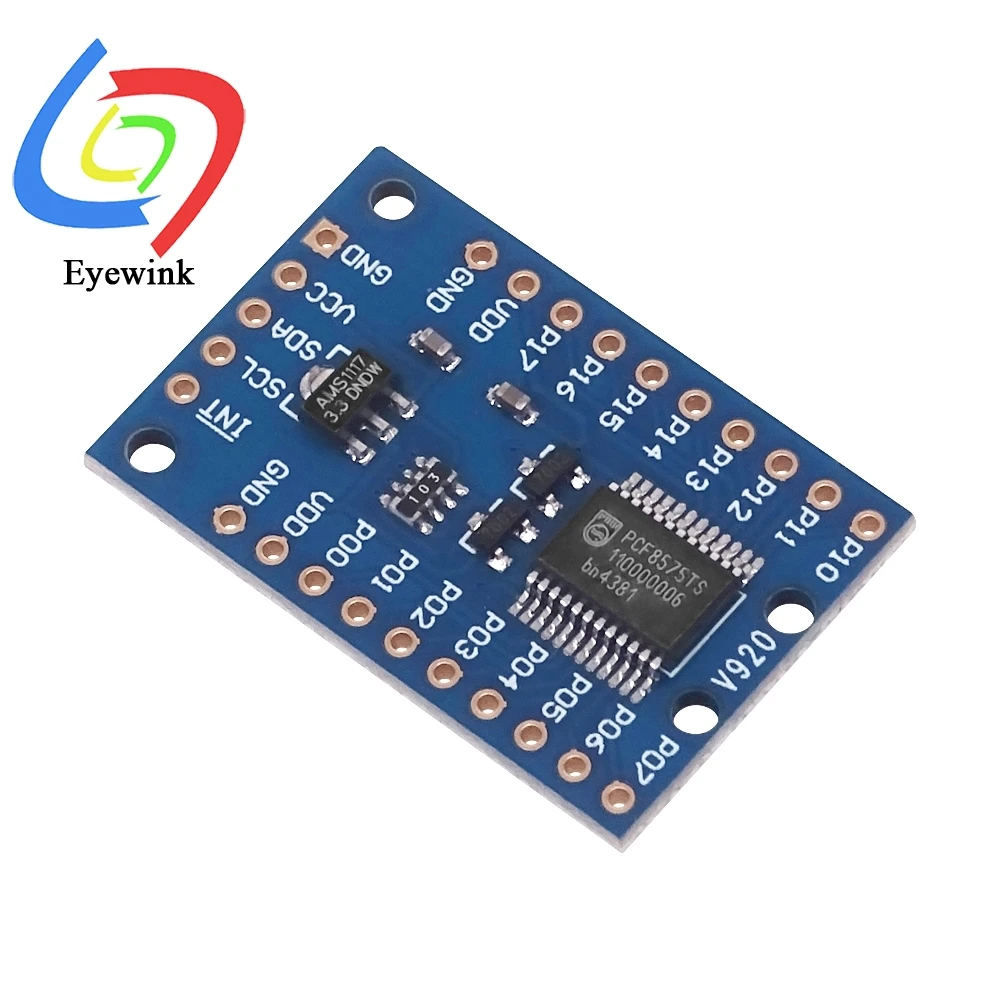 PCF8575 Modul Erweiterung IO-Port Expander Board DC 2,5-5,5 V I2C Kommunikationssteuerung 16 IO-Ports für Arduino Image