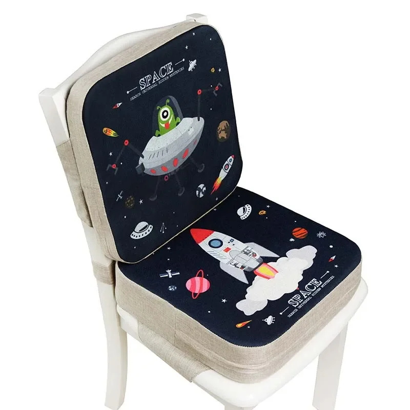 Booster Sitzkissen Kinder Erhöhte Stuhl Pad Anti-Rutsch Wasserdichte Baby Esszimmer Kissen Einstellbare Stuhl Kissen