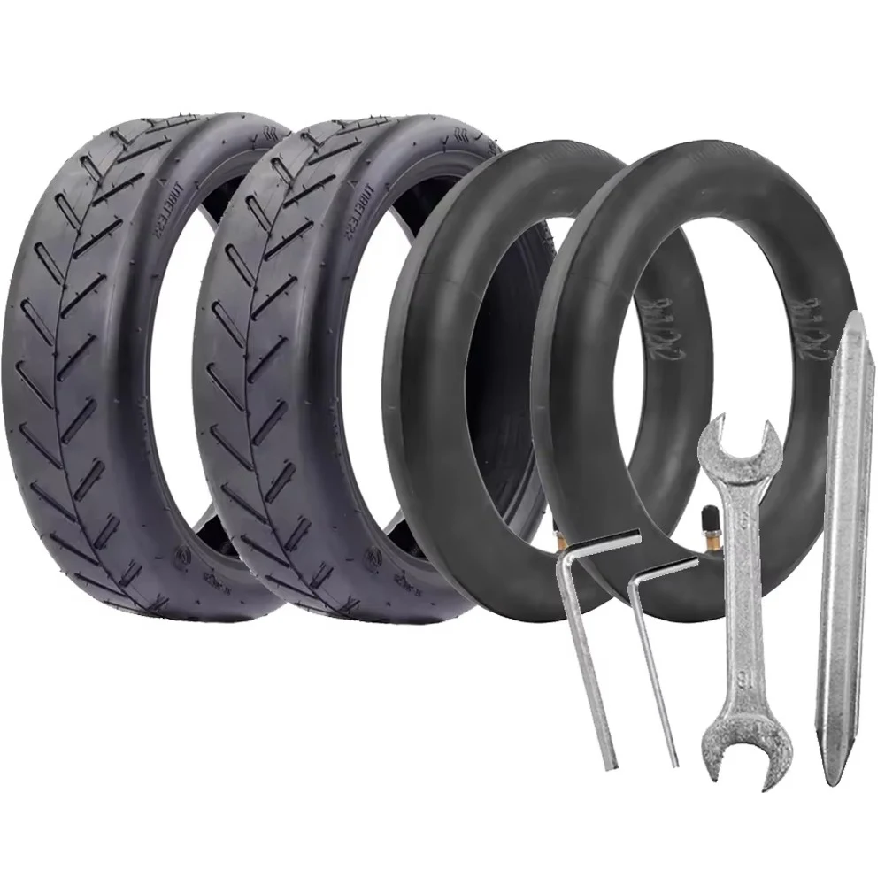 Für Xiaomi M365 Pro 1S Pro 2 Elektroroller 8 1/2X2 mit Werkzeugen 8,5 Zoll pneumatische Schläuche Außenreifen Gummi verschleißfest Image