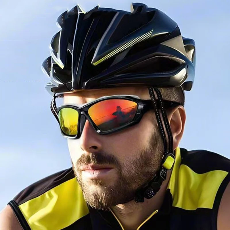 Outdoor-Mode für Männer und Frauen, Fahrradbrille, Wandern und Laufen, winddichte Sonnenbrille, UV-Schwamm, Sport-Sonnenbrille 5347 Image