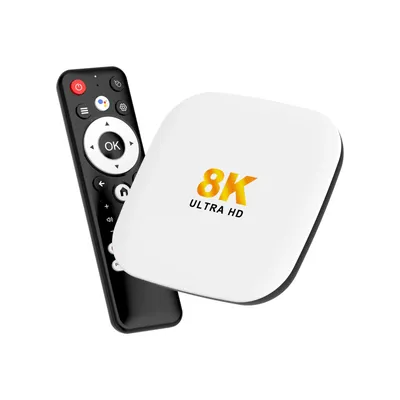 Neueste H96 MAX TV Box Android 14 Smart TV Box Quad Core 8K HDR Media Player Set Top Box Sprachassistent Android TV Box 4GB 32GB