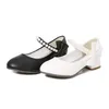 Mädchen High Heels für Hochzeit Party Vielseitige Kinder Lederschuhe Mode Prinzessin Casual Kinder Laufsteg Performance Kleid Schuhe