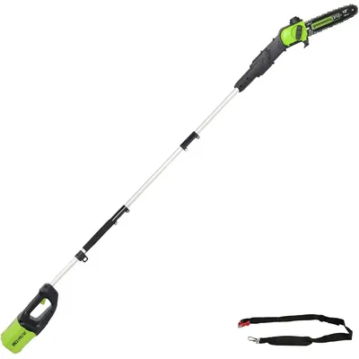 80V 10" Cordless Polesaw (Great For Pruning and Trimming Branches / 75+ Compatible Tools), Tool Only