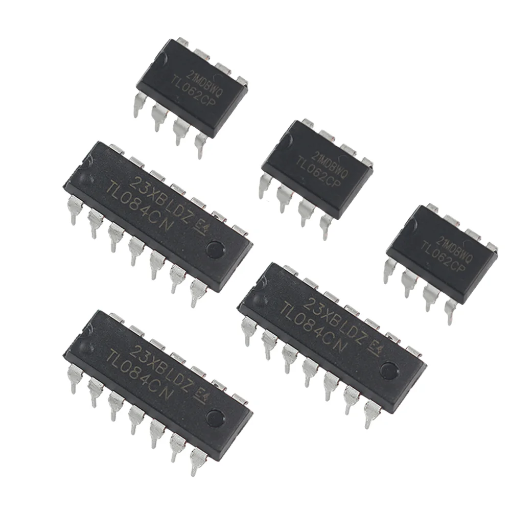 30PCS TL062 TL064 TL072 TL074 TL082 TL084 DIP Operational Amplifiers IC Chip Diy Kit Integrated Circuits Electronic Set