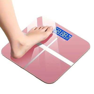 Electronic Scale 396 Pound Digital Bathroom Scale High-precision Scale with LED High-definition Display and Temperature Display (switchable To Kilograms or Pounds) Ultra Wide Platform High-precisi