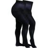 Feinstrumpfhose CAMANO "fine curvy", Damen, Gr. 44 (46), blau (navy), Obermaterial: 85% Polyamid, 15% Elasthan, unifarben, elastisch, Strumpfhosen, mit großen Größen