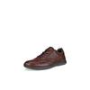 Schnürschuh ECCO "Irving", Herren, Gr. 48, braun (dunkelbraun), Leder, sportlich, Schuhe, Freizeitschuh, Halbschuh, Schnürschuh mit gepolstertem Schaftrand
