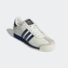 Sneaker ADIDAS ORIGINALS "SAMOA", Gr. 39, weiß (sanftes weiß, dunkelblau, gold metallic), Leder, Synthetik, sportlich, Schuhe, Topseller