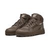 Sneaker PUMA "Rebound Abrupt Sneakers Erwachsene", Gr. 44, flat bronze canvas weiß braun beige, Obermaterial: Textil, Synthetik, Kuhleder; Futter: Textil; Innensohle: Textil; Laufsohle: Gummi, Schuhe