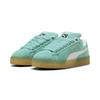 Sneaker PUMA "Suede XL Sneakers Erwachsene", Gr. 47, aquatic weiß grün, Obermaterial: Kuhleder, Synthetik; Futter: Textil, Synthetik; Innensohle: Textil; Laufsohle: Gummi, Schuhe