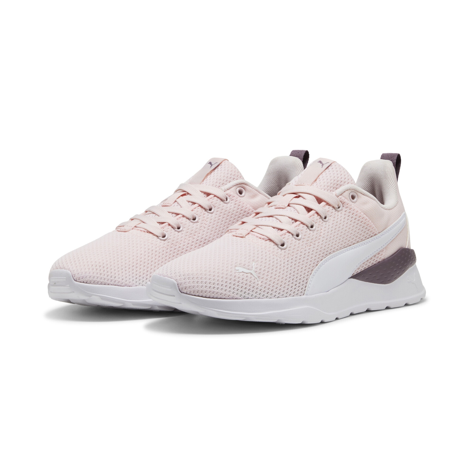 Sneaker PUMA "Anzarun Lite Sneakers Erwachsene", Herren, Gr. 44, lila (jasmine flower weiß plum jam pink lila), Obermaterial: Synthetik, Textil; Futter: Textil; Innensohle: Textil; Laufsohle: Synthetik, Gummi, Schuhe Sneaker