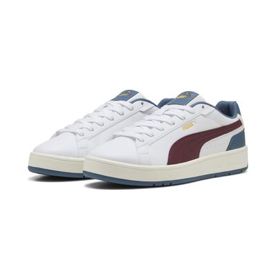 Sneaker PUMA "Court Classico Sneakers Erwachsene", Gr. 46, weiß ruby shimmer schwarz indigo rot blau, Obermaterial: Synthetik, Textil; Futter: Textil; Innensohle: Textil; Laufsohle: Gummi, Schuhe Image