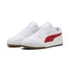 Sneaker PUMA "Caven 2.0 Sneakers Erwachsene", Gr. 45, for all time rot weiß silber gum metallic, Obermaterial: Synthetik; Futter: Textil; Innensohle: Textil; Laufsohle: Gummi, Schuhe
