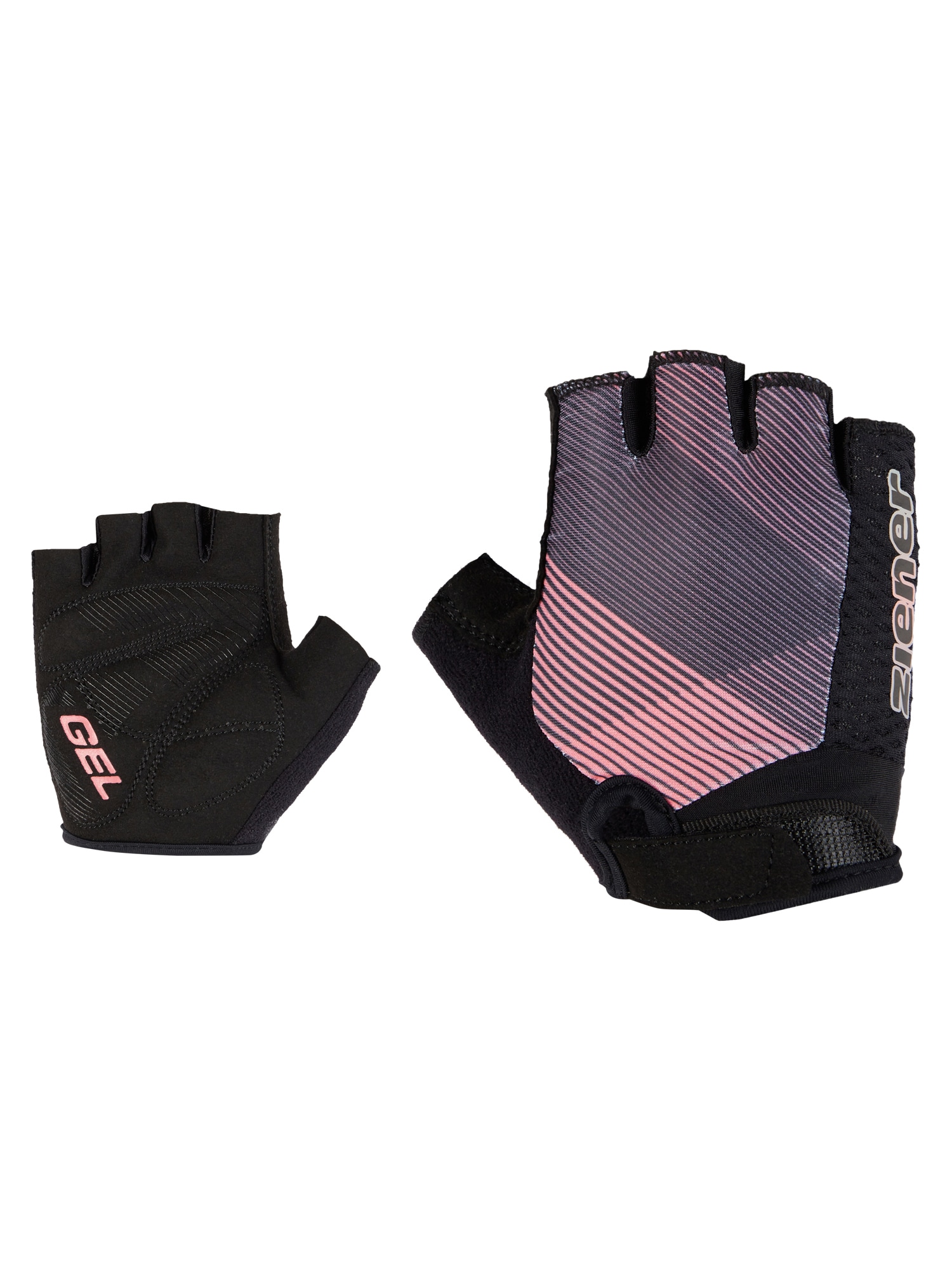 Fahrradhandschuhe ZIENER "CHADI-Z JUNIOR", Kinder, Gr. M, schwarz (schwarz.powder blush), Materialmix, Handschuhe Image