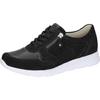 Sneaker WALDLÄUFER "K-JENNY", Damen, Gr. 8 (42), schwarz, Nubukleder, Nappaleder, Textil, unifarben, sportlich, Schuhe, Komfortschuh, Bequemschuh mit Orthotritt, in extrabreiter Weite K