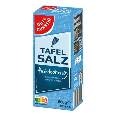 Gut und Günstig Tafelsalz 500g