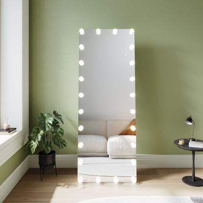 Sonni - Standspiegel mit Dimmbarer LED-Beleuchtung, 3 Beleuchtungsmodi und 26 Abnehmbare Image