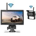 Kit telecamera di retromarcia wireless + monitor LCD da 7", sistema di parcheggio con telecamera